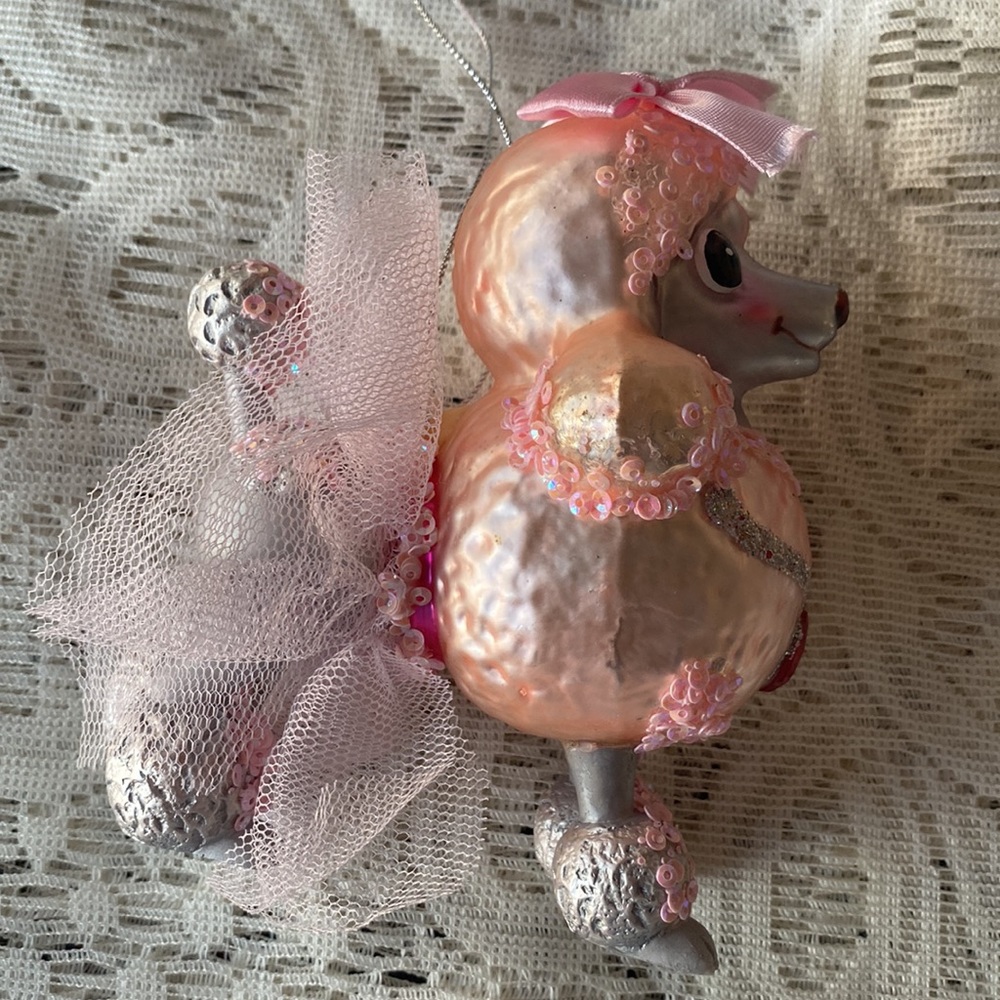 Cute Poodle Ornament - Picture 2 of 7